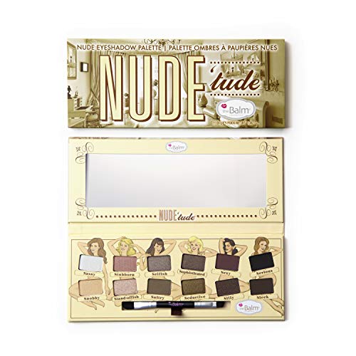 theBalm NUDE 'tude Eyeshadow Palette, Naughty, 12 Neutral Shades