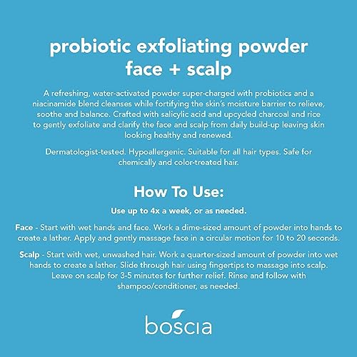 Probiotic Exfoliating Powder Face + Scalp