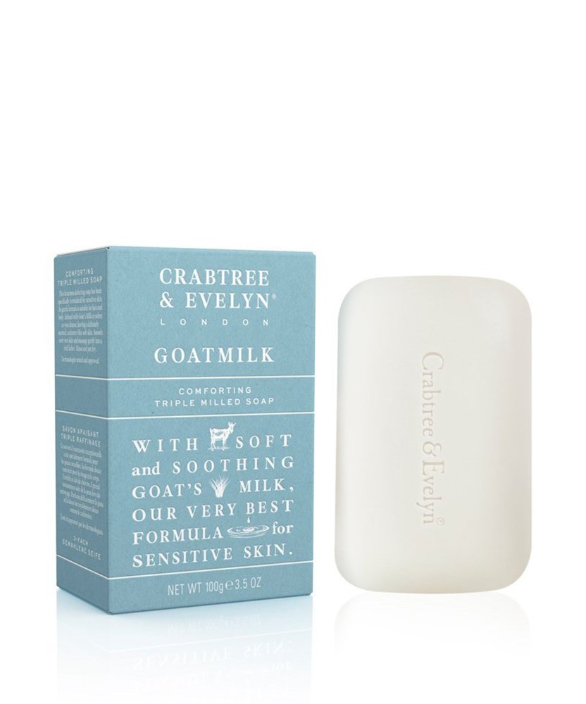 Crabtree & Evelyn Goatmilk Triple Milled Soap, 3.5 oz