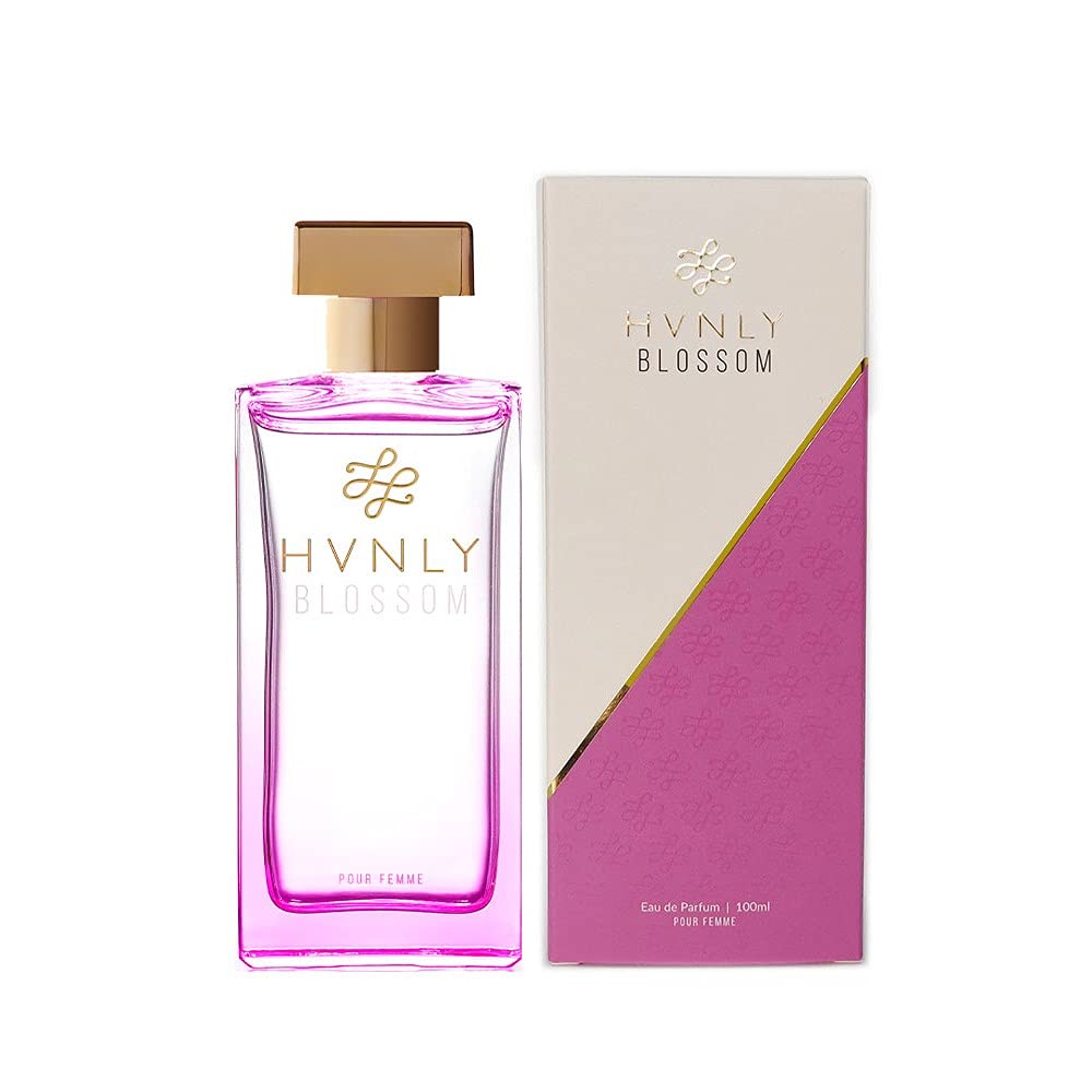 HVNLY Blossom Eau De Parfum For Women | Long Lasting Premium Floral Perfume With Notes Of Bergamot, Pink Peppercorn, Patchouli | Best For Office Wear, Day Wear | 3.4 oz (Pack of 1)