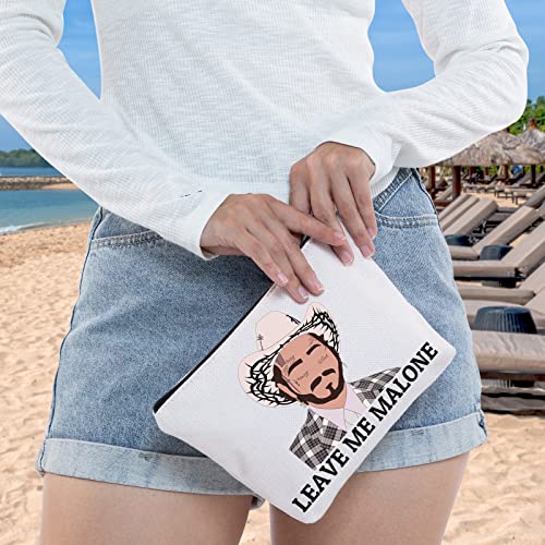 WZMPA Singer Fans Inspired Cosmetic Bag Singer Concert Gift Leave Me Malone Makeup Zipper Pouch Bag Singer Music Merchandise (Leave Me Malone)