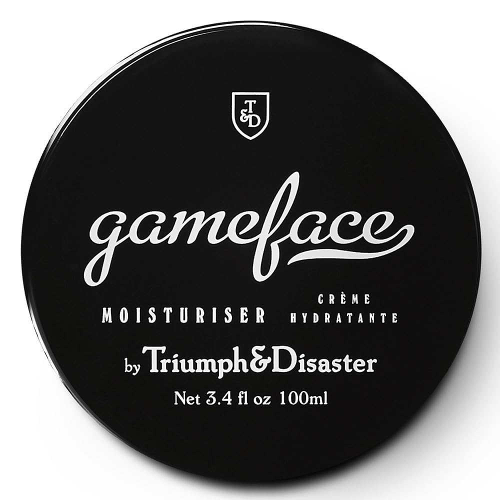 TRIUMPH & DISASTER | Gameface Moisturiser Jar | Hydrating Facial Moisturizer - Lightweight, Non-Greasy Facial Lotion for Men, 3.4 oz