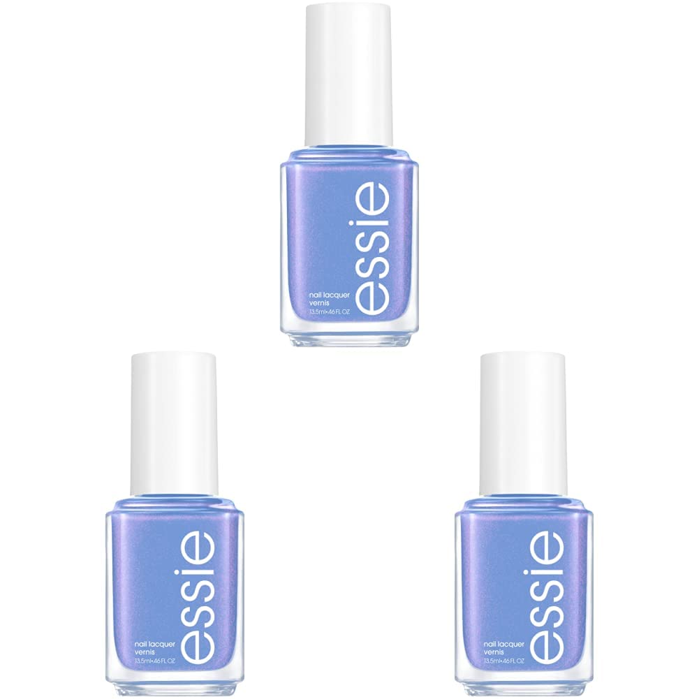 essie Salon-Quality Nail Polish, 8-Free Vegan, Periwinkle Blue, You Do Blue, 0.46 fl oz (Pack of 3)