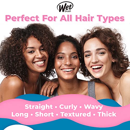 Wet Brush Original Detangler Hair Brush, Gravel - All Hair Types - Ultra-Soft IntelliFlex Detangler Bristles Glide Through Tangles with Ease - Pain-Free Comb for Men & Women