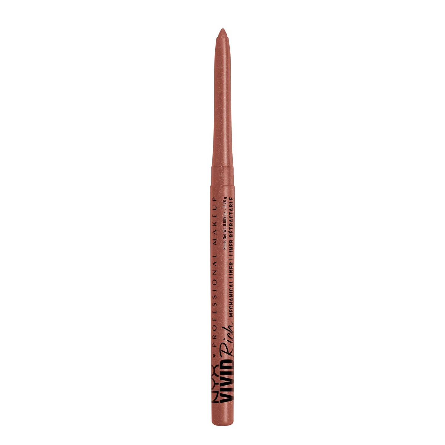 NYX PROFESSIONAL MAKEUP Mechanical Eye Pencil, Vivid Rich Mechanical, Creamy Retractable Eyeliner - Spicy Pearl, Bronze Eyeliner