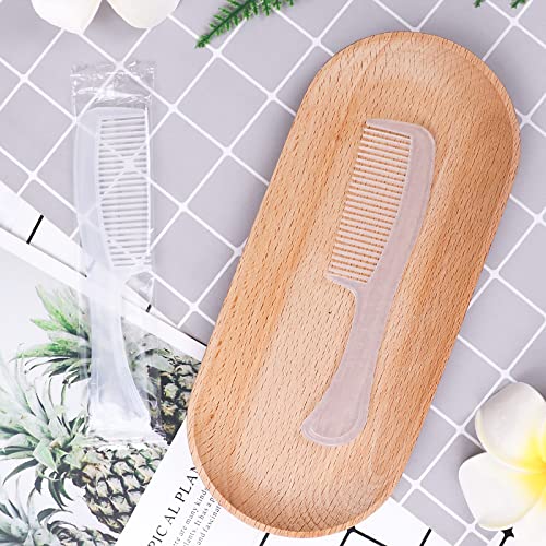 Hipruict Combs Individually Wrapped, 30 Pack Disposable Combs Bulk, Sturdy Thick Travel Comb Bulk, Combs in Bulk for Homeless, Suitable for Home, Hotel, Travel, Charity (30 PACK)