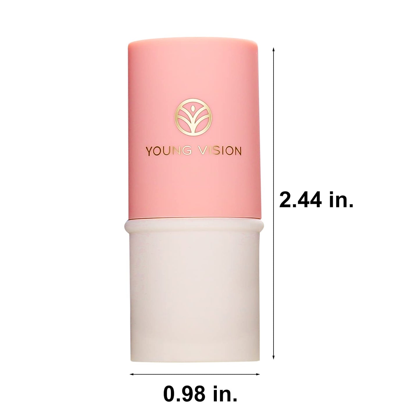 YOUNG VISION Blush Stick, Putty/Cream Makeup Blush, Multi-Use Lip And Cheek Tint, Lightweight, Matte Finish, Easy to Blend, 8054-24…