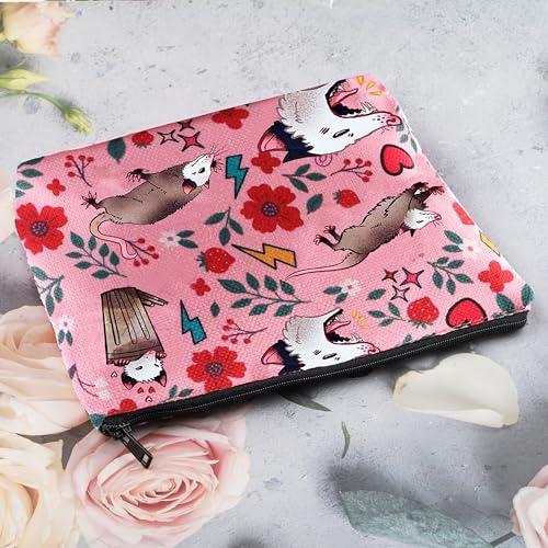 XYANFA Opossum Gifts For Women Possum Makeup Bag Possum Gifts For Opossum Lovers Opossum Cosmetic Bag (Opossum Tote Bag)