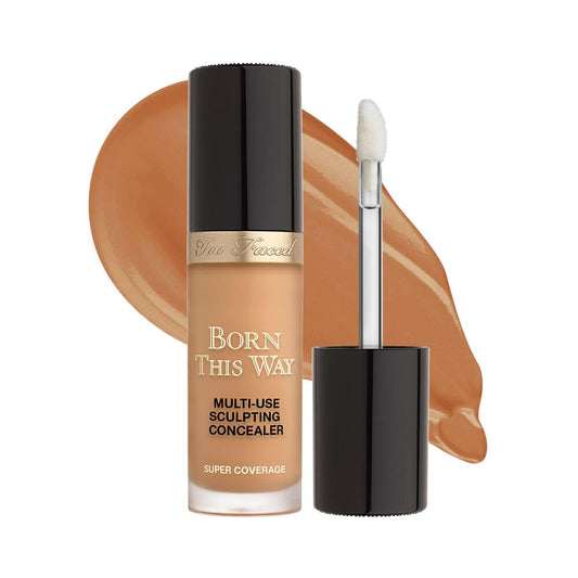 Too Faced Born This Way Super Coverage Multi-Use Concealer Full Size, 0.46 fl. oz., Warm Sand