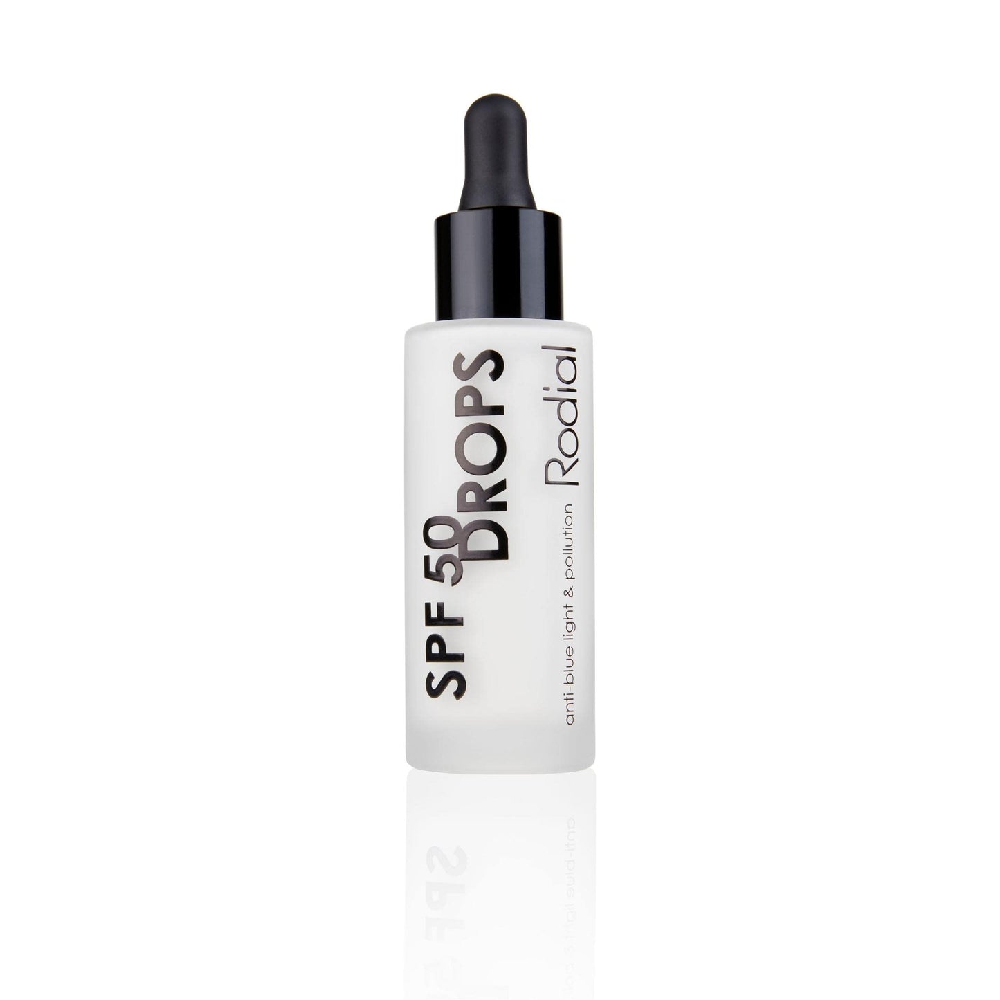 Rodial SPF 50 Drops 30ml, SPF Serum with Hyaluronic Acid and Vitamin E, UVA and UVB face protection, SPF Skin Moisturiser, SPF 50 Anti-Photoaging