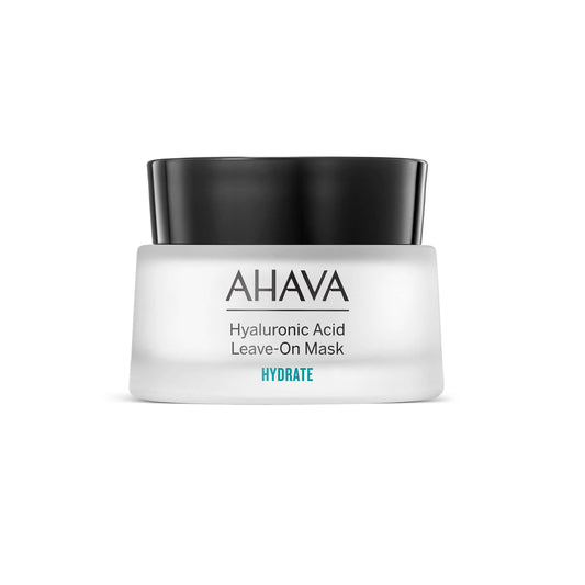 AHAVA Hyaluronic Acid Leave-On Mask - Rich hydrating mask to replenish hydration, softens, smoothness & prevents moisture loss, with Osmoter, Hyaluronic Acid & ATPeptides, 1.7 Fl.Oz