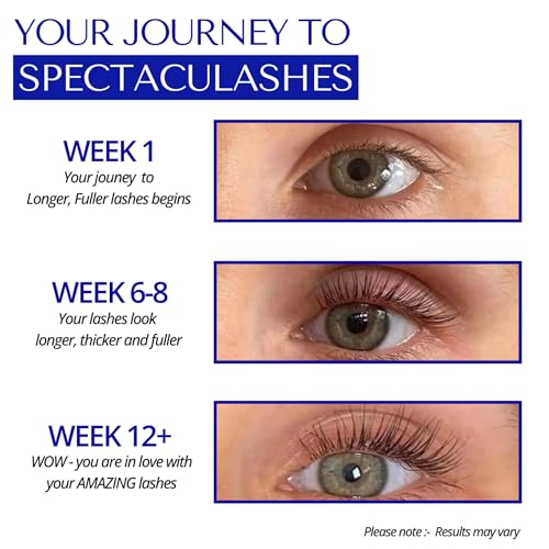 DERMAWORKS Lash Serum for Eyelash Growth - Eyelash Serum Growth - Eyelash Growth Serum - Eye Lash Serum Growth - Lash Growth Serum - Eyelash Enhancing Serum - Suero para Pestañas Crecimiento (XL)