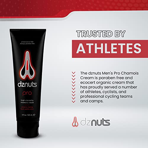 dznuts Men's Pro Chamois Cream with Women’s Bliss Chamois Cream and Bald Super Smooth Shaving Cream - Anti -Chafing Cream for Saddle Sores, Helps Prevent Razor Burns, Ingrown Hairs and Cuts