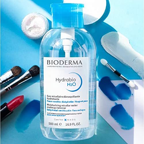 Bioderma Hydrabio H2O PUMP Micellar Water - Cleansing and Make-Up Removing, 16.7 Fl Oz