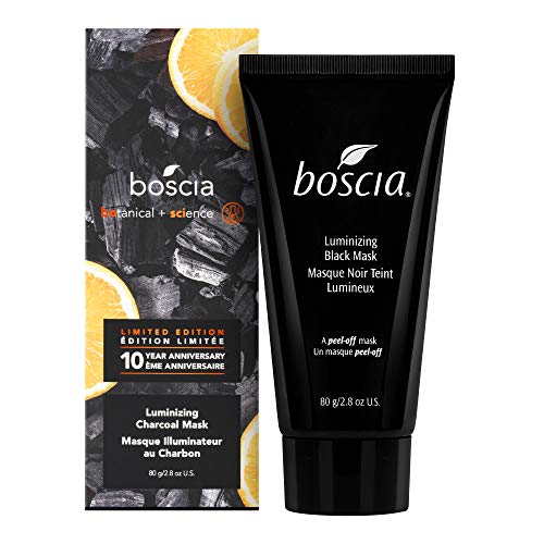 BOSCIA Luminizing Charcoal Mask,Vegan, Cruelty Free, Natural, 2.8219 Oz