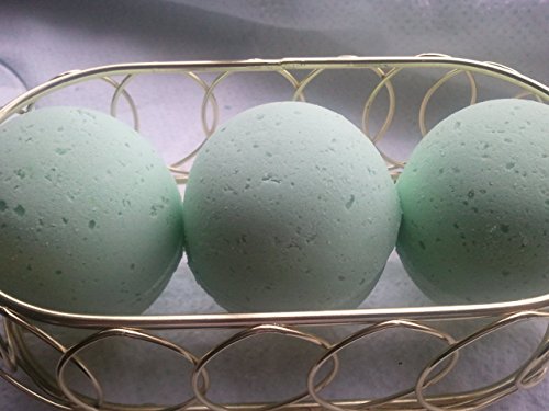 Spa Pure Jasmine Bath Bombs: 3 Luxury Bath Bomb Fizzies, Large 5 oz, made with Shea Butter, Ultra Moisturizing, (15 oz Total Weight), Great for Dry Skin (3 Count) Pack of 1