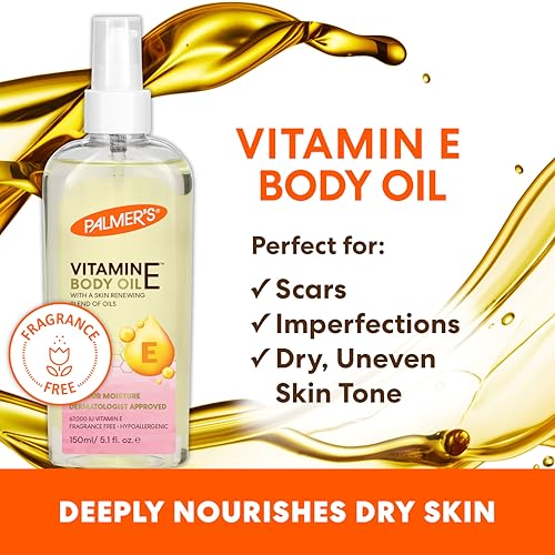 Palmer's Vitamin E Mom's Skin Healing Body Care Kit, Pregnancy and Postpartum Essentials Includes Body Oil, Scar Serum and Concentrated Body Cream