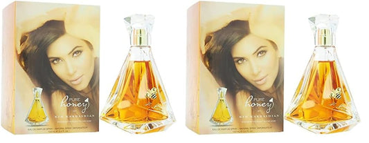 Kim Kardashian Pure Honey Eau de Parfum Spray for Women, 3.4 Ounce (Pack of 2)