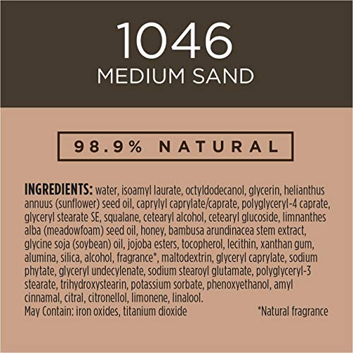 BURTS BEES Medium Sand Goodness Glows Liquid Makeup, 1 FZ