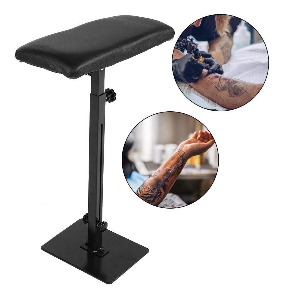 Armrest Stand,Heavy Duty Workstation with PU Leather Soft Sponge,Adjustable Height & Angle Leg Rest Stand Arm Bar Tool for Studio Salon Gift