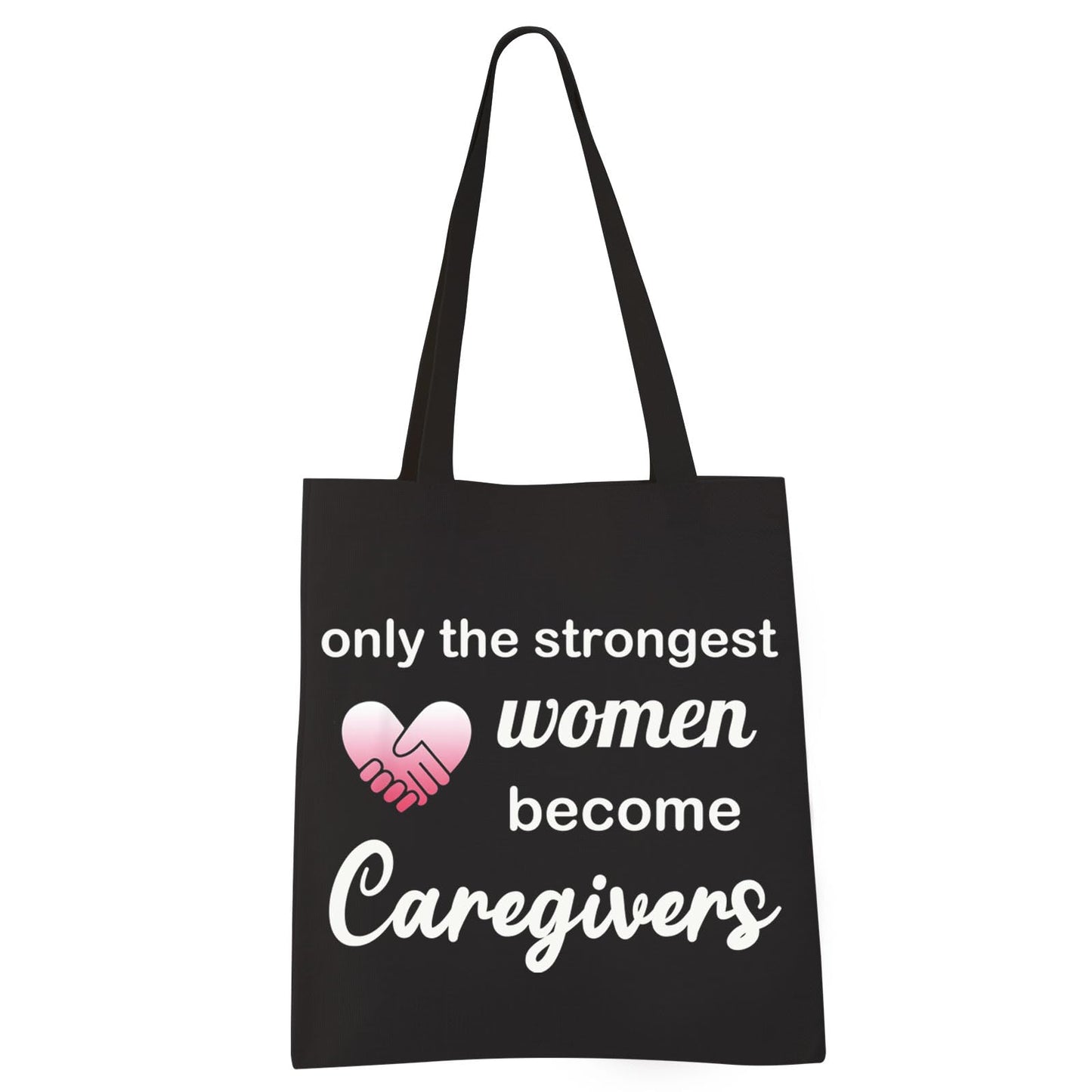 VAMSII Caregiver Tote Bag, Large, Strongest Caregiver Tote, Canvas, Marble Print, Women Caregivers Tote, Open Top, Lightweight, Machine Wash, Tote Bag