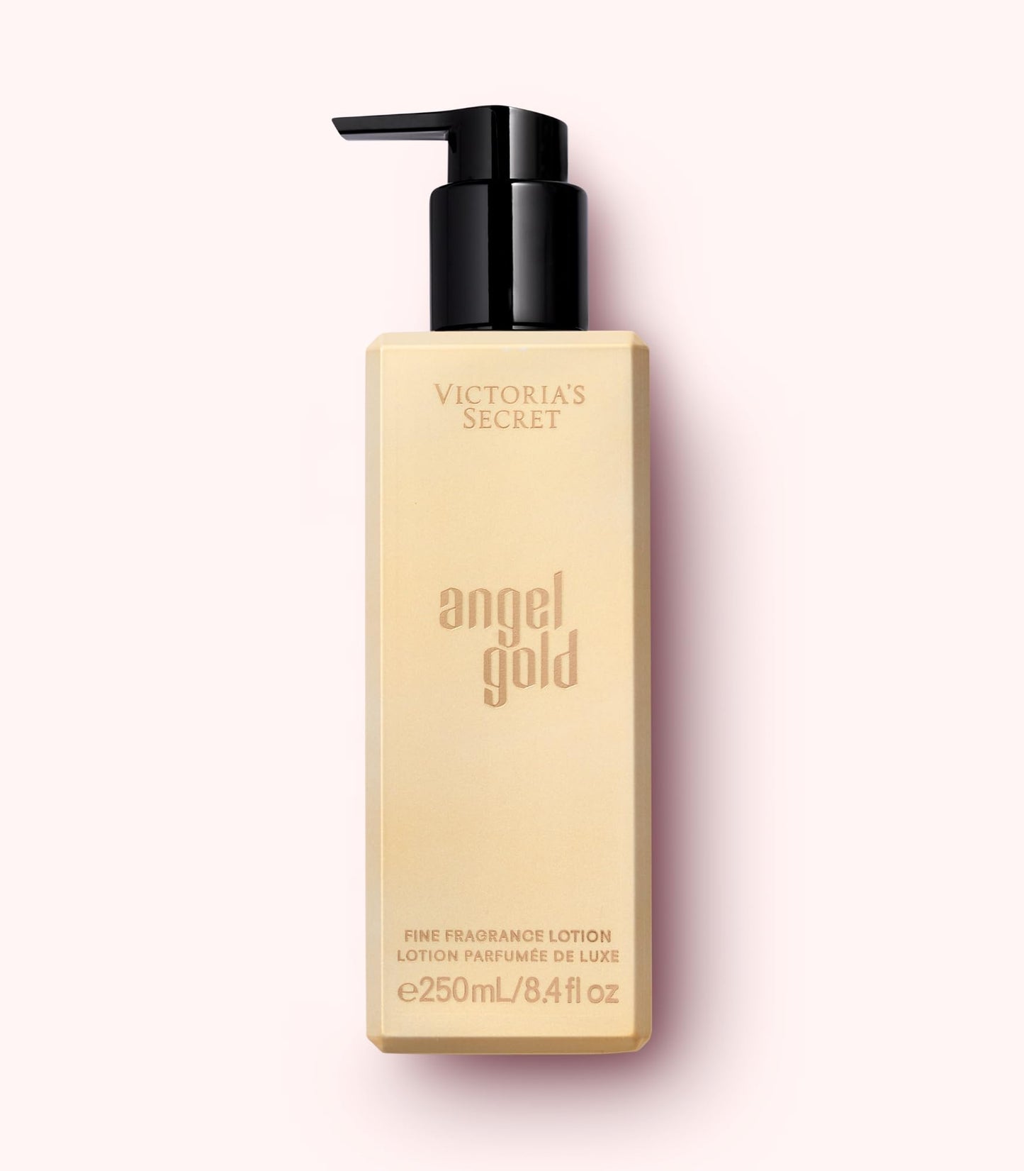 Victoria's Secret Angel Gold Fragrance Lotion, Notes of Sparkling Bergamot, Gardenia & Musk, Scented Body Lotion for Women (8.4 oz)