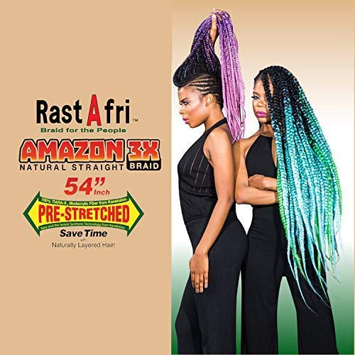 RastAfri Amazon 3X Braid 54" Pre-stretched [2 PACK] (2)