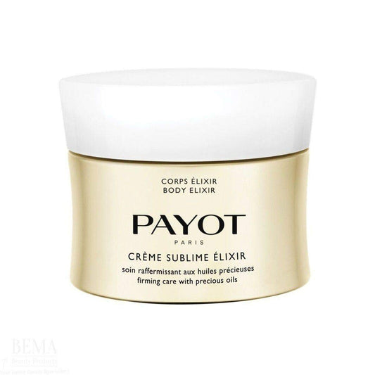 Creme Sublime Elixir Payot - Firming Body Care - Meltingly-soft Cream-in-oil Texture with Myrrh and Amyris - 6.7 Fluid Ounce - 200 milliliters - Made in France