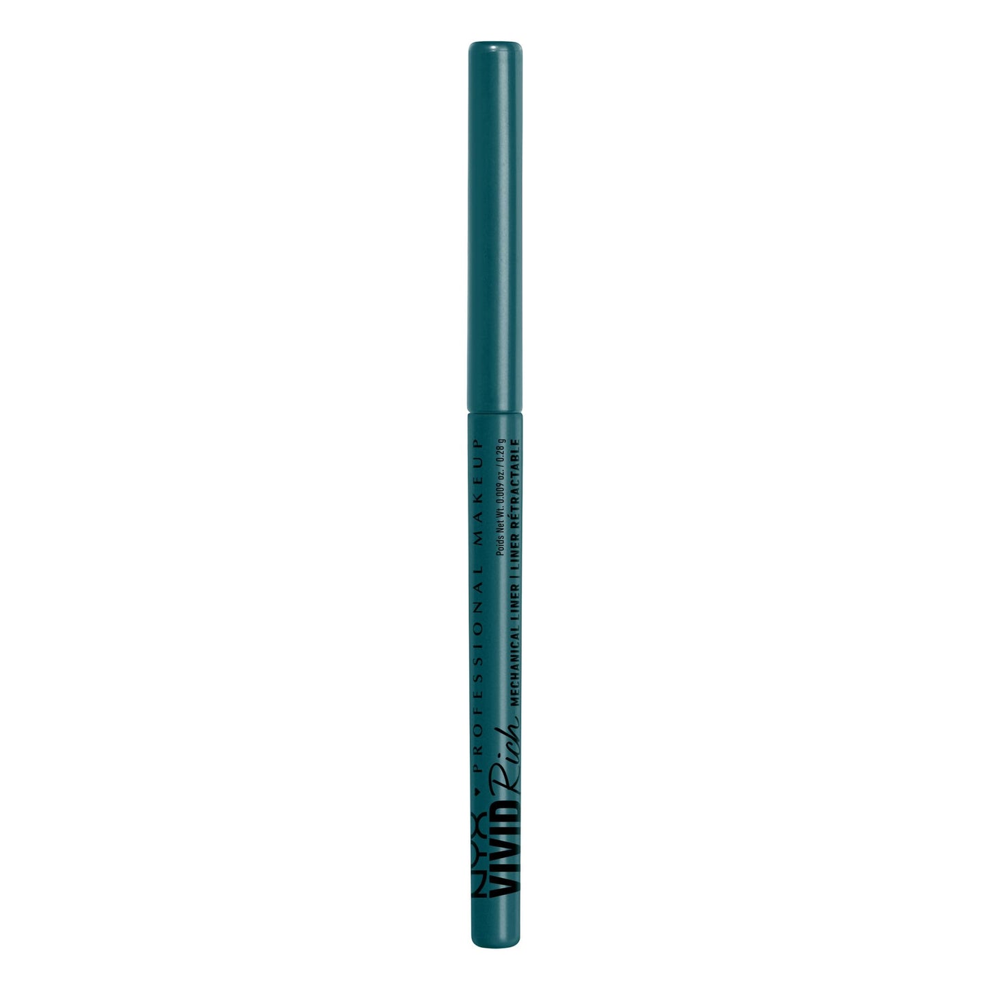 NYX PROFESSIONAL MAKEUP Mechanical Eye Pencil, Vivid Rich Mechanical, Creamy Retractable Eyeliner - Aquamarine Dream, Aqua Green Eyeliner