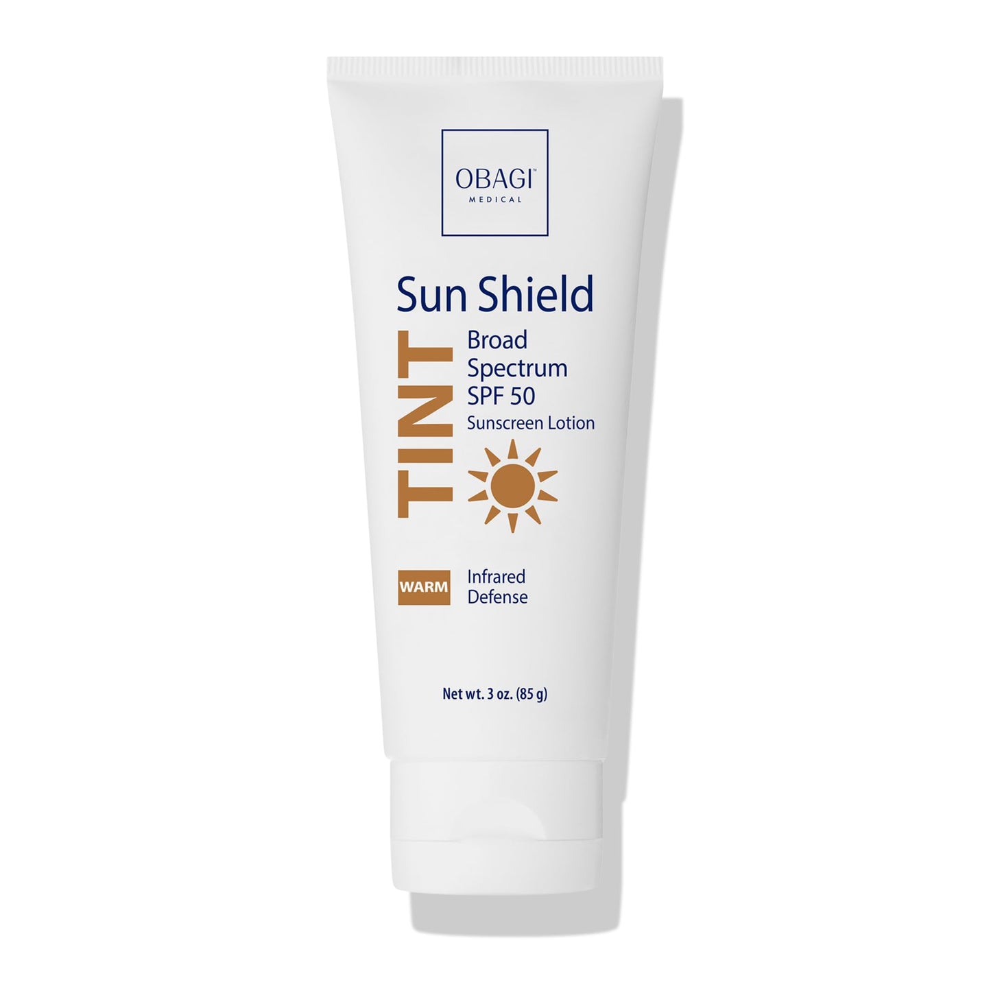 Obagi Sun Shield Tinted Sunscreen – Broad Spectrum SPF 50 Protection from the Sun – Warm Tint – 3 oz