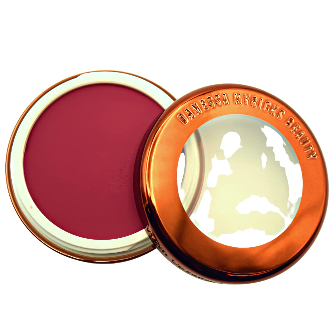 Danessa Myricks Beauty Yummy Skin Blurring Balm Powder Flushed - Matte Color for Cheek & Lip Dancing Queen