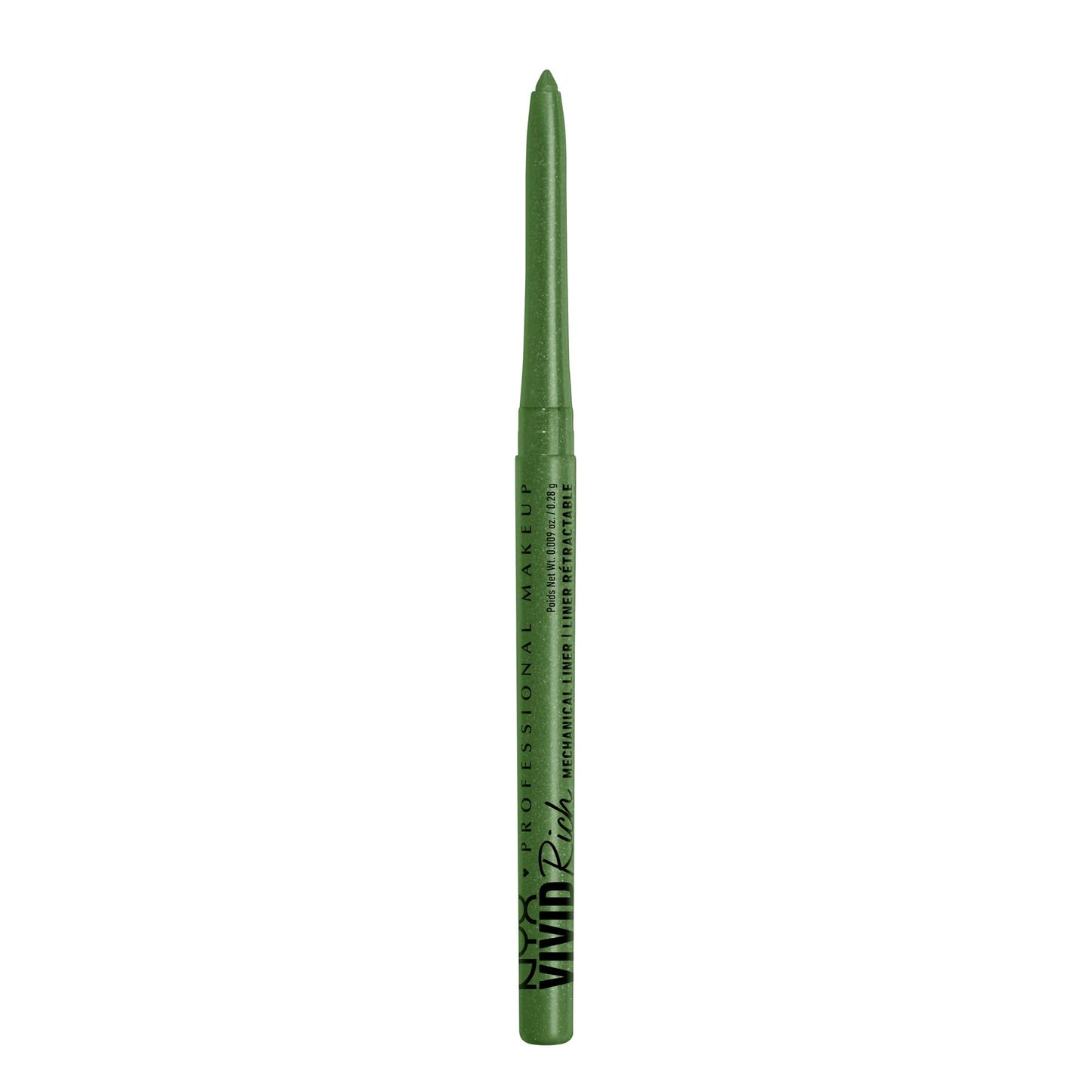 NYX PROFESSIONAL MAKEUP Mechanical Eye Pencil, Vivid Rich Mechanical, Creamy Retractable Eyeliner - It's Giving Jade, Olive Green Eyeliner