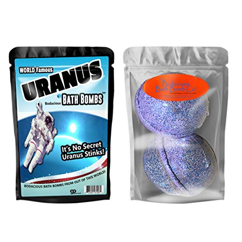 Uranus Bath Bombs XL Fizzers Funny Space Gags for Teen Boys Weird Gags for Men Uranus Jokes Stocking Stuffers for Friends Fun White Elephant Ideas Secret Santa Stocking Ideas for Teens Easter