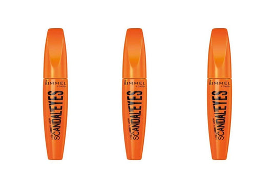 Rimmel London Volume Flash Scandal Eyes Mascara, Black [001] 0.41 oz (Pack of 3)