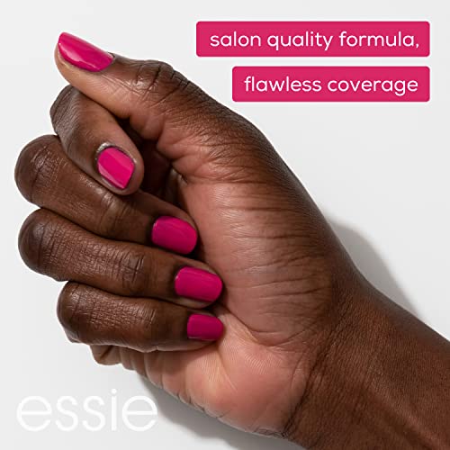 essie nail polish, limited edition spring 2022 collection, pastel peach nail color with a cream finish, 8-free vegan formula, well nested energy, 0.46 fl oz