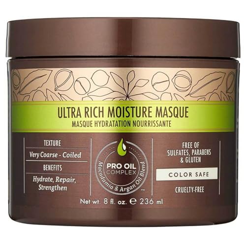 Macadamia Professional Hair Care Sulfate & Paraben Free Natural Organic Cruelty-Free Vegan Hair Products Ultra Rich Repair Hair Masque, 8oz