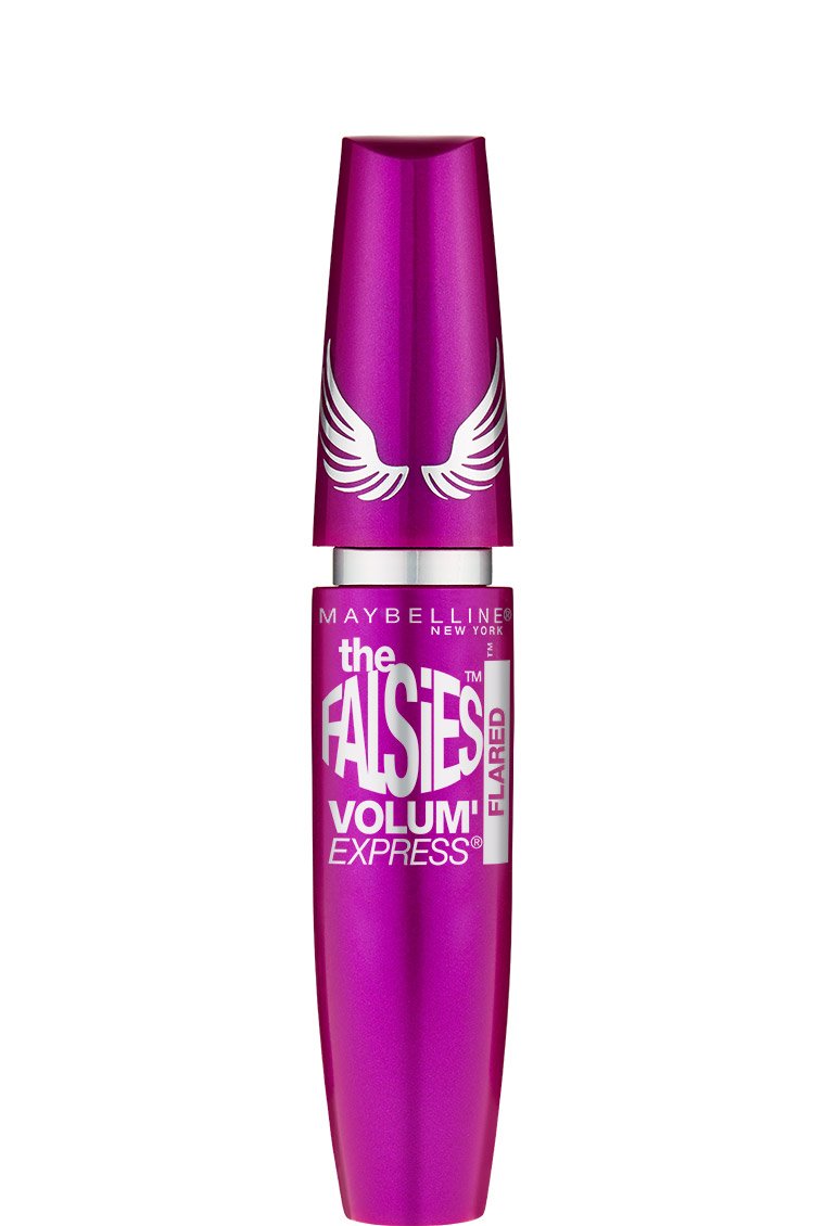 Maybelline Makeup Volum' Express The Falsies Flared Washable Mascara, Blackest Black, 2 Count