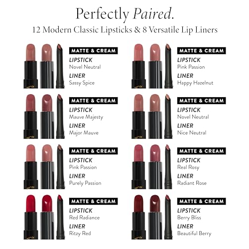 LAURA GELLER NEW YORK Modern Classic Matte Lipstick - Mauve Majesty - Ultra-Rich Color - Luxurious and Lightweight - Matte Finish