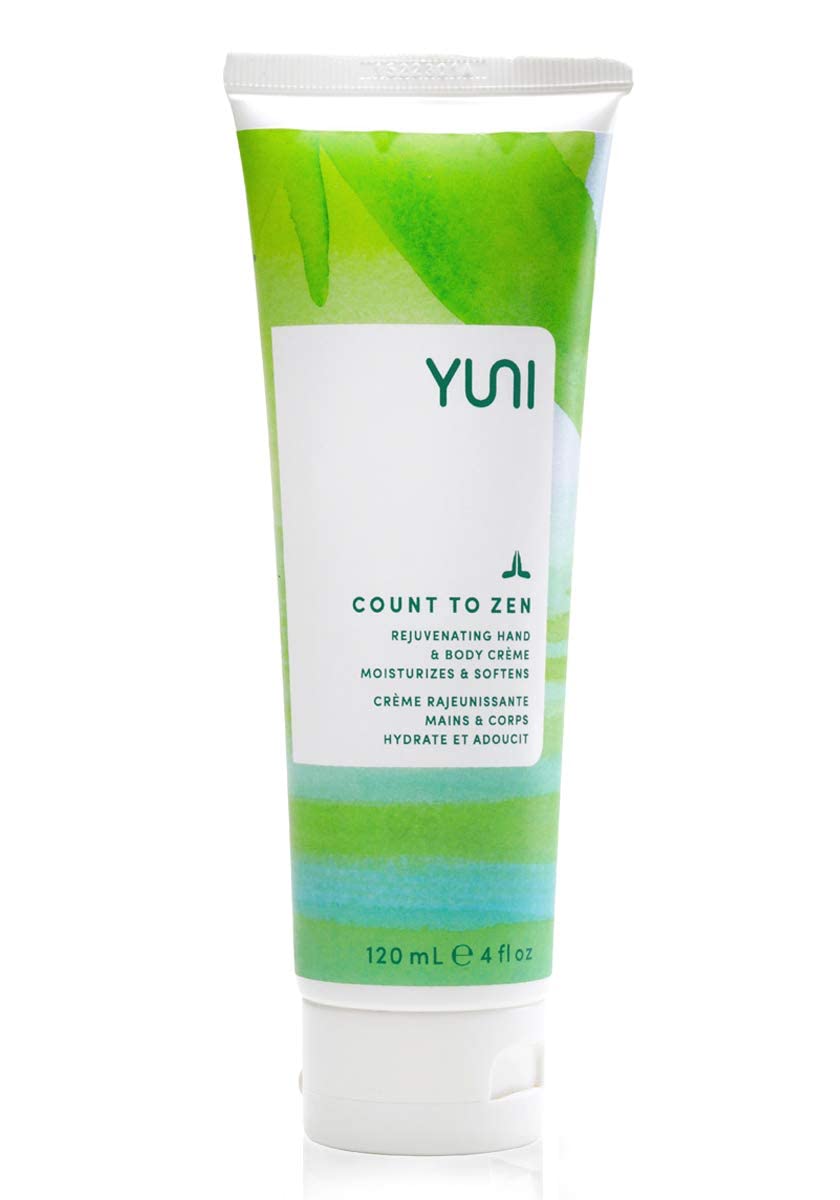 YUNI Beauty Hydrating Hand & Body Cream (4oz) Count to Zen Moisturizing Lotion - Hydrates & Conditions - Soothes Dry, Inflammed Skin - Stress Relief - All Natural, Paraben-Free, Cruelty-Free