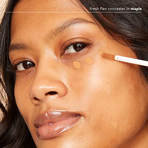 Honest Beauty Fresh Flex Concealer with Niacinamide + Vitamin E + Hyaluronic Acid | Vegan + Cruelty free | Maple, 0.17 fl oz