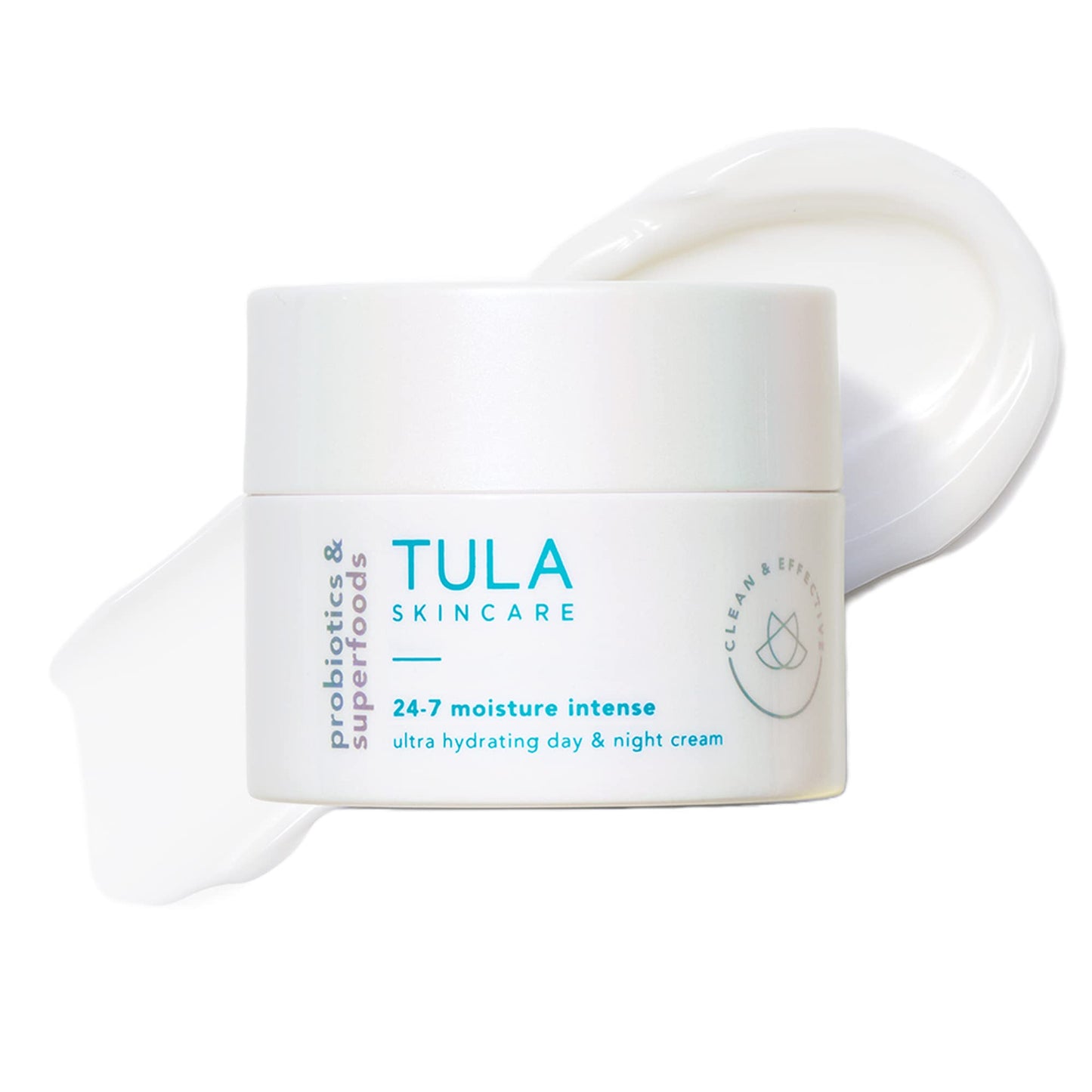 TULA Skin Care 24-7 Moisture Intense Ultra Hydrating Day & Night Cream - Ultra Nourishing Moisturizer for Face. Soothe Skin, Maintain Skin Balance & Improve Skin Smoothness, 1.5 oz.