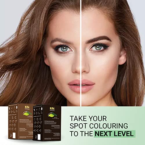 MINA Professional ibrow Henna Blonde Refill Pack(With No Ammonia, No Lead and Stays Up to 6 Weeks)