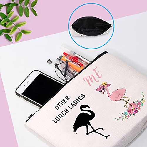 GJTIM Lunch Lady Gift Lunch Lady Appreciation Gift Portable Cosmetic Storage Bag for Cafeteria Worker (Other Lunch Ladies Me)