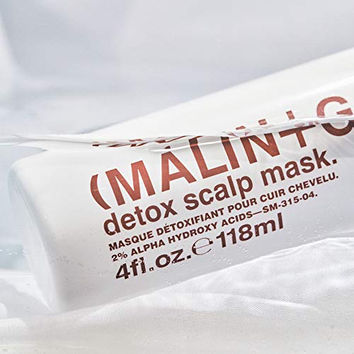 Malin + Goetz Detox Scalp Mask for Men & Women, 4 Fl. Oz. - Scalp Cleanser for Build Up, Dry Scalp Treatment, Scalp Detox, All Skin Types, Vegan & Cruelty Free