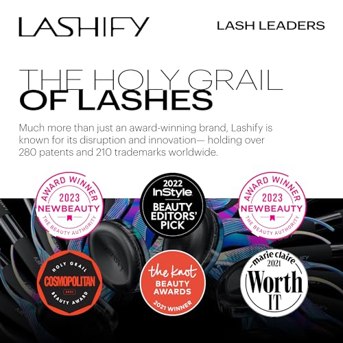 Lashify Extreme 10mm Gossamer DIY Eyelash Extensions Refill, Black, Easy False Lashes To Add Tremendous Volume