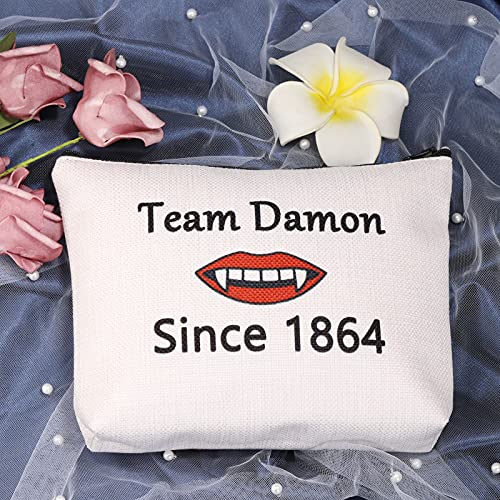 LEVLO The Vampire Lovers Gift Team Damon Stefan Salvatore Since 1864 Makeup Bags Vampire Fandom Gift for Fans (Salvatore)