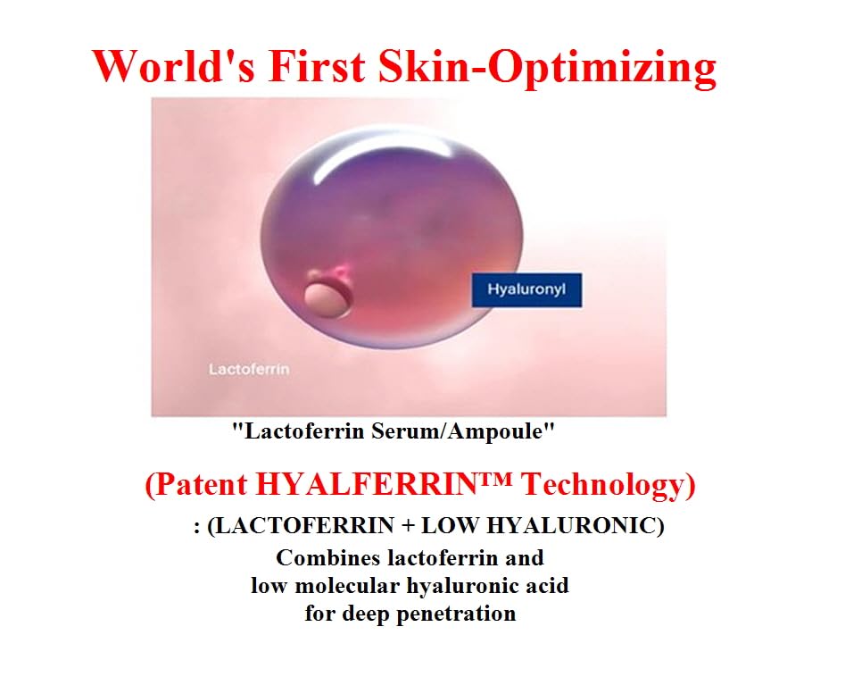 WHITESILK Ultimate Youth Elixir : LACTOFERRIN (liposome), Passiflora Edulis Stem Cell, Micro-Peptide C3™ & Volufiline with HyalFerrin™ Technology Face Serum (40ml / 1.32oz)