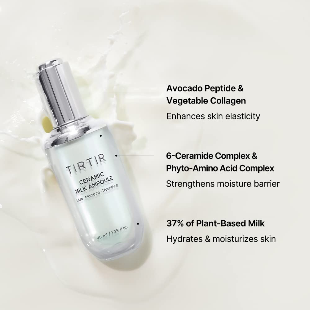 Glowy Plumping Skin Ritual Trio - Milk Skin Toner + Ceramic Milk Ampoule + Collagen Eye Cream