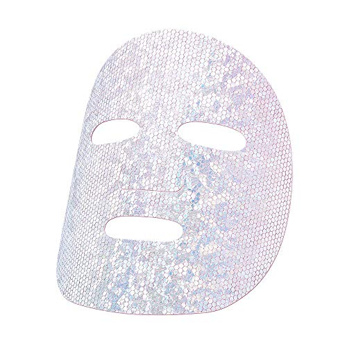 Soo'AE Red Wine Anti-Aging Hologram Mask 1 Count Vegan Collagen Antioxidants to Firm, Restore and Brightening Skin, Korean Beauty Sheet mask hydrate glow brightening premium facial mask face wrap foil kbeauty