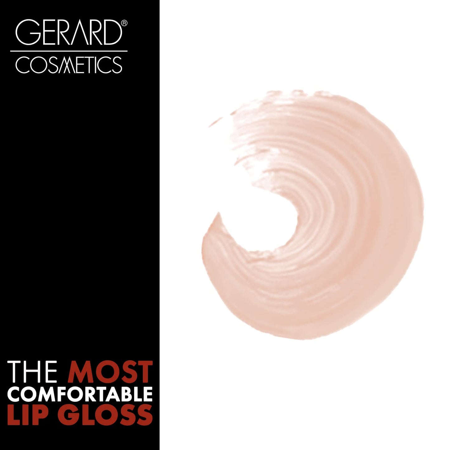 Gerard Cosmetics Supreme Lip Creme Angel Cake | Highly Pigmented, Fully Opaque Nude Pink Lip Gloss | Nourishing, Hydrating, Liquid Lipstick for Full Coverage Lip Color